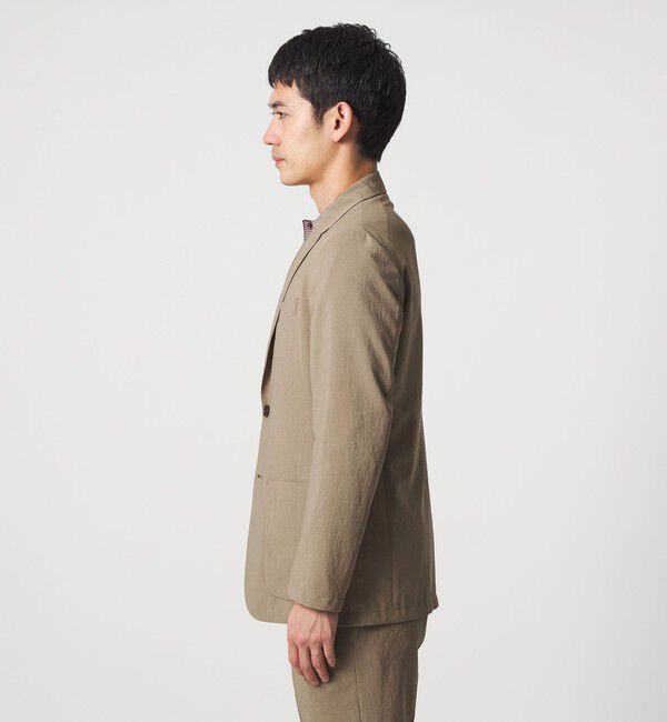 UNITED ARROWS「ポリエステル T＆T 2ボタン テーラードジャケット UA COZY ウォッシャブル ヨコストレッチ」|テーラードジャケット|