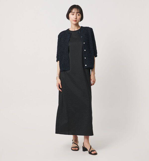 UNITED ARROWS「YTM 7分袖 カラー ミックス カーディガン」|カーディガン|