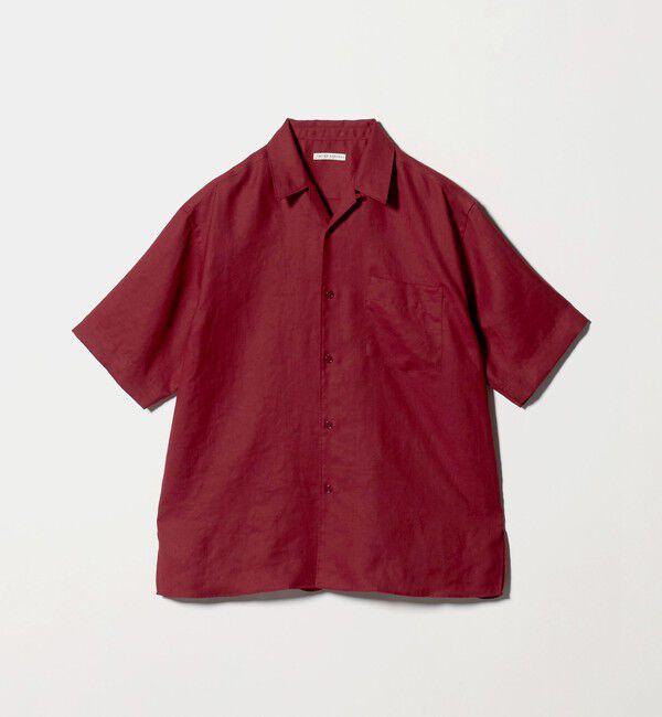 UNITED ARROWS「トリアセテート/ポリエステル ツイル オープンカラーシャツ」|シャツ・ブラウス|