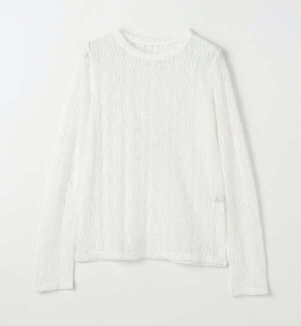 UNITED ARROWS green label relaxing「【WEB限定】＜at ease＞レース プルオーバー カットソー」|Tシャツ・カットソー|