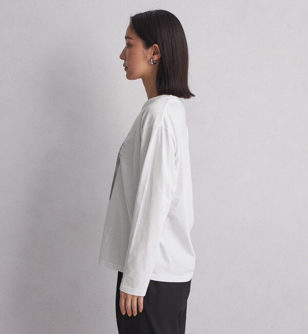 UNITED ARROWS green label relaxing「【WEB限定】＜at ease＞フォトプリント ロングスリーブ Tシャツ」|Tシャツ・カットソー|