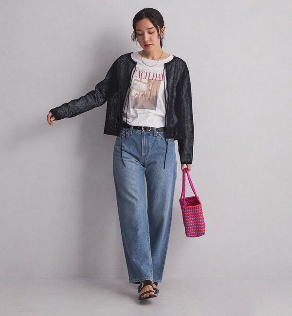 UNITED ARROWS green label relaxing「【WEB限定】＜at ease＞フォトプリント ロングスリーブ Tシャツ」|Tシャツ・カットソー|