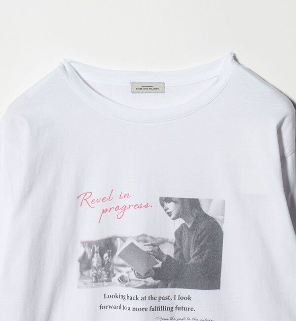 UNITED ARROWS green label relaxing「【WEB限定】＜at ease＞フォトプリント ロングスリーブ Tシャツ」|Tシャツ・カットソー|