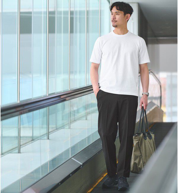 UNITED ARROWS green label relaxing「【WEB限定】JUST fit ジャケイン T 半袖 Tシャツ カットソー -吸水速乾・抗菌-」|Tシャツ・カットソー|