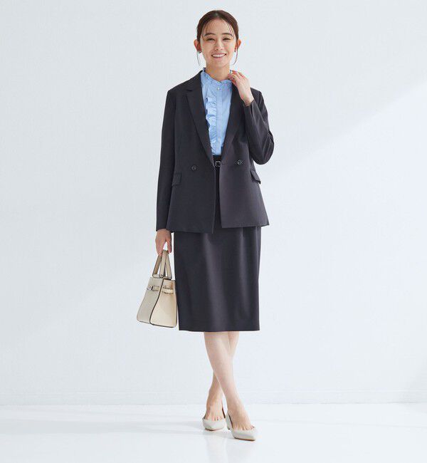 UNITED ARROWS green label relaxing「［size SHORTあり］パウドレ ダブル ジャケット ウォッシャブル ストレッチ」|テーラードジャケット|