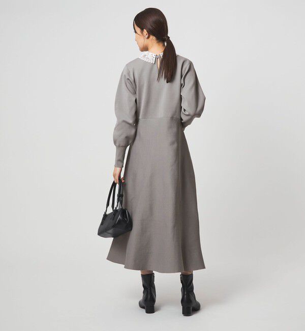 UNITED ARROWS green label relaxing「エリレース 2WAY ニット ワンピース ウォッシャブル」|ワンピース|