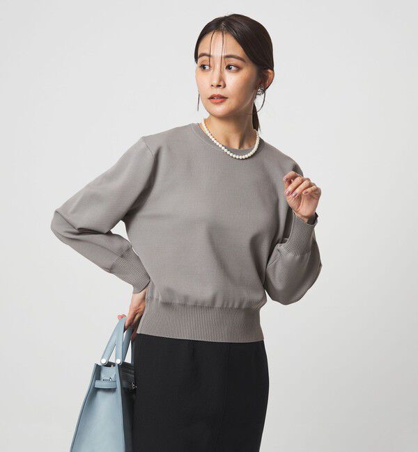 UNITED ARROWS green label relaxing「【WEB限定】エリレース 2WAY ニット プルオーバー ウォッシャブル」|ニット・セーター|