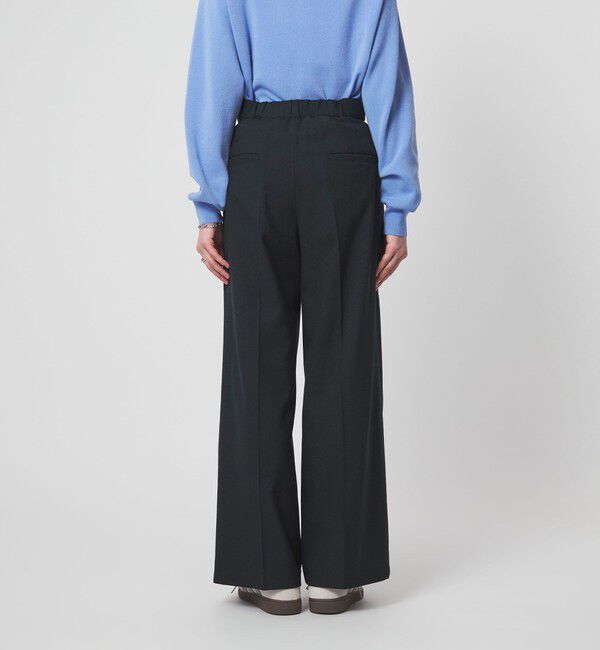 UNITED ARROWS green label relaxing「ラミーブレンド ワイド パンツ」|チノ|