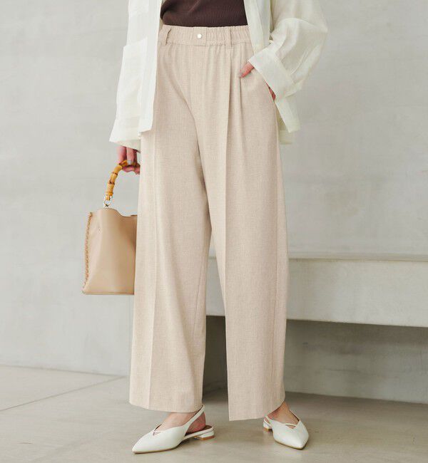 UNITED ARROWS green label relaxing「【結論シリーズ】ニーハイワイドパンツ［size SHORT/TALLあり］」|その他|