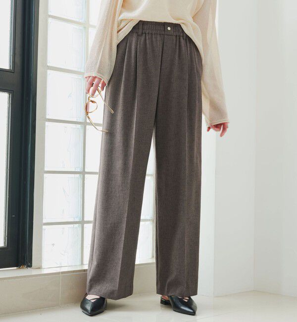 UNITED ARROWS green label relaxing「【結論シリーズ】ニーハイワイドパンツ［size SHORT/TALLあり］」|その他|