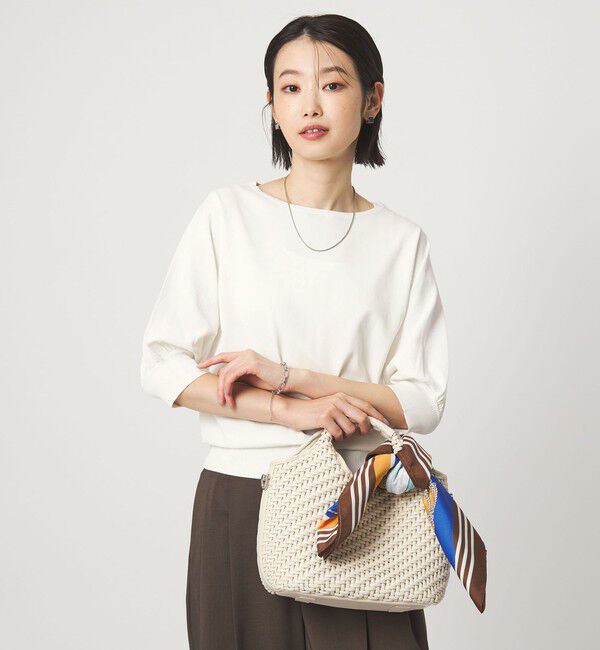 UNITED ARROWS green label relaxing「HIYOKE フォルム スリーブ プルオーバー ニット」|ニット・セーター|