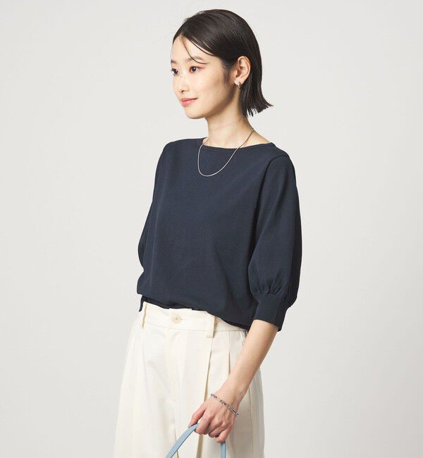 UNITED ARROWS green label relaxing「HIYOKE フォルム スリーブ プルオーバー ニット」|ニット・セーター|