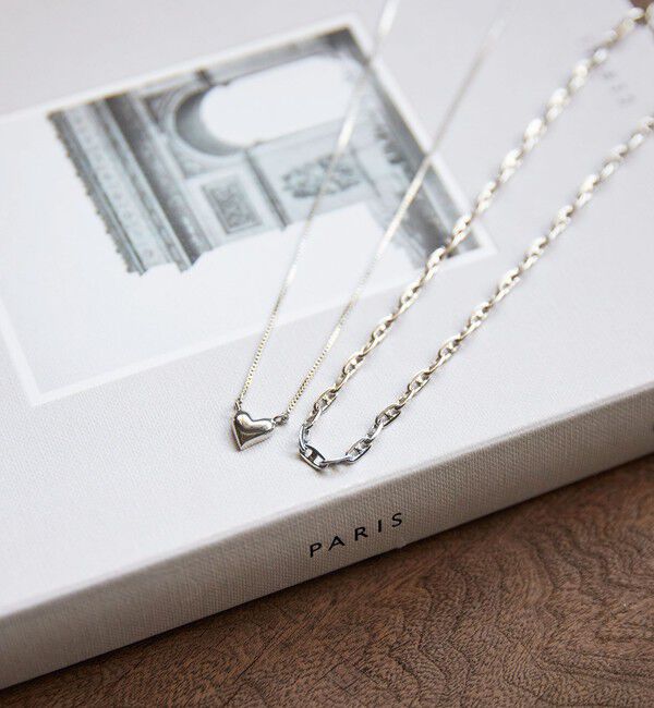 UNITED ARROWS green label relaxing「【WEB限定】3WAY コンビチェーン ネックレス（２本セット）」|ネックレス|SILVER