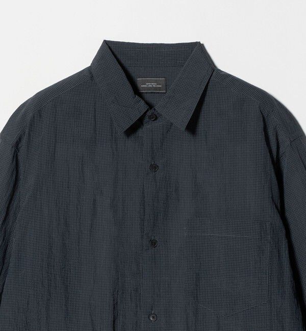 UNITED ARROWS green label relaxing「ナイロン シアー リップストップ 長袖 ジャストルーズ シャツ」|シャツ・ブラウス|