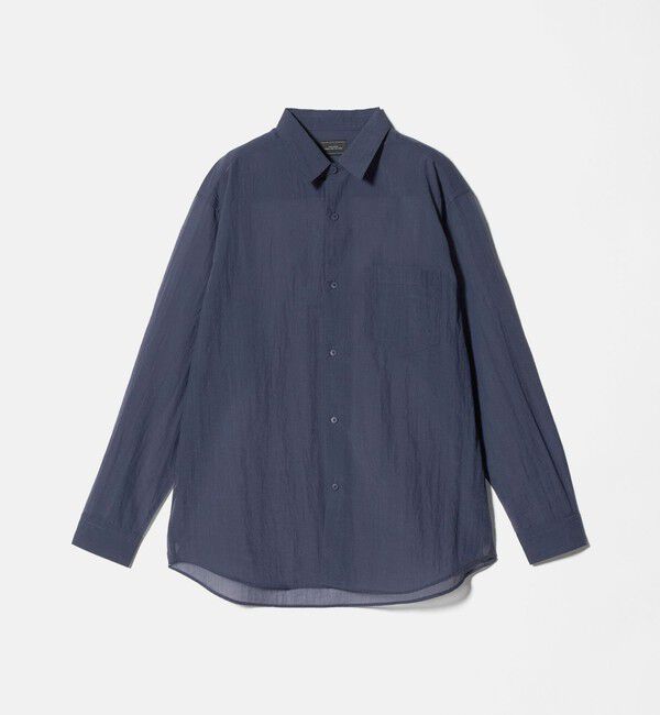UNITED ARROWS green label relaxing「ナイロン シアー リップストップ 長袖 ジャストルーズ シャツ」|シャツ・ブラウス|