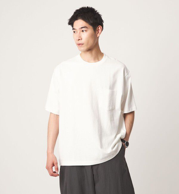 UNITED ARROWS green label relaxing「ヴィンテージライク ヘビーウェイト ドローストリング 半袖 Tシャツ カットソー」|Tシャツ・カットソー|
