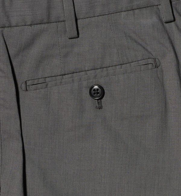 UNITED ARROWS green label relaxing「A+ COOL シャークスキン スタンダード アジャスター NP スラックス -ストレッチ・接触冷感・クリースキープ」|スラックス|