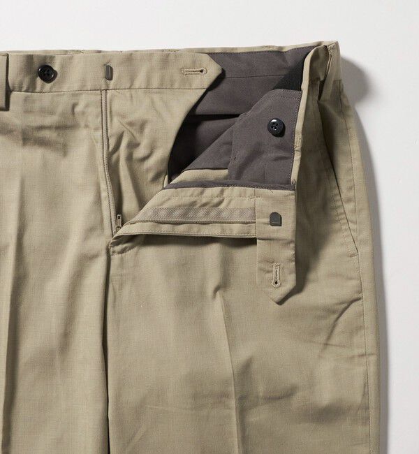 UNITED ARROWS green label relaxing「A+ COOL シャークスキン スタンダード アジャスター NP スラックス -ストレッチ・接触冷感・クリースキープ」|スラックス|