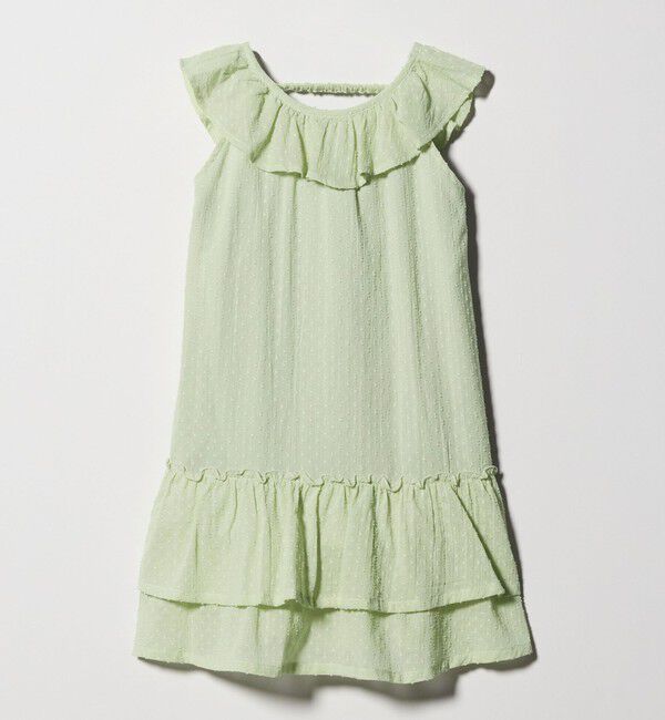 UNITED ARROWS green label relaxing「ドットフリルワンピース / キッズ 100cm-130cm」|ワンピース|LIME