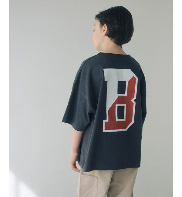 UNITED ARROWS green label relaxing「＜Champion＞ボストン ショートスリーブ Tシャツ / キッズ 140cm-160cm」|Tシャツ・カットソー|DK.GRAY