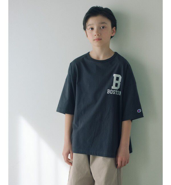 UNITED ARROWS green label relaxing「＜Champion＞ボストン ショートスリーブ Tシャツ / キッズ 140cm-160cm」|Tシャツ・カットソー|