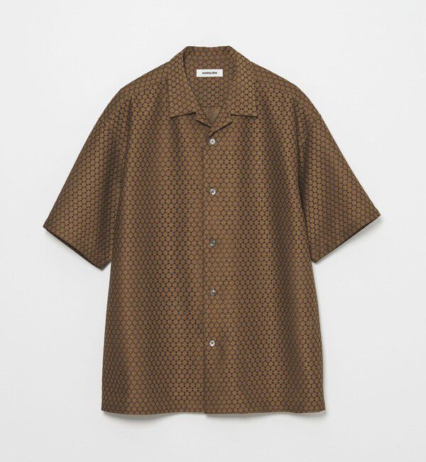 MONKEY TIME「アイレットラッセル オープンカラー シャツ」|シャツ・ブラウス|MD.BROWN