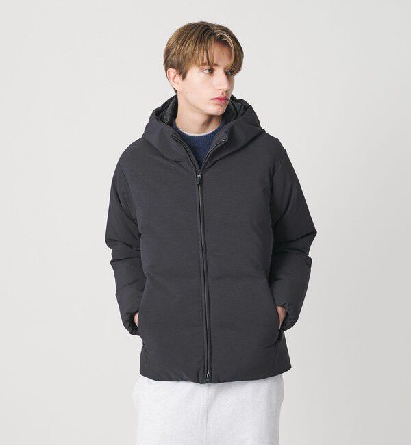 BEAUTY&YOUTH UNITED ARROWS「小松マテーレ シャンブレー フード ダウンジャケット 700FP 撥水機能」|ダウン|