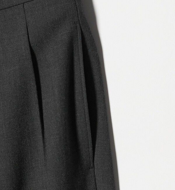 BEAUTY&YOUTH UNITED ARROWS「ダブル T/R 2プリーツ ボリューム スラックス NO.9 ウォッシャブル」|チノ|