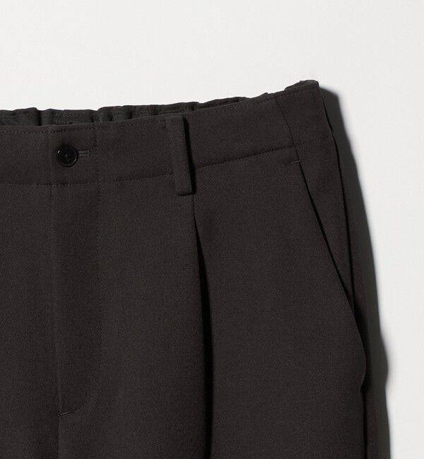 BEAUTY&YOUTH UNITED ARROWS「東レ/TORAY ワルツ 1プリーツ テーパード パンツ NO.5 セットアップ対応 ヨコストレッチ ウォッシャブル」|チノ|
