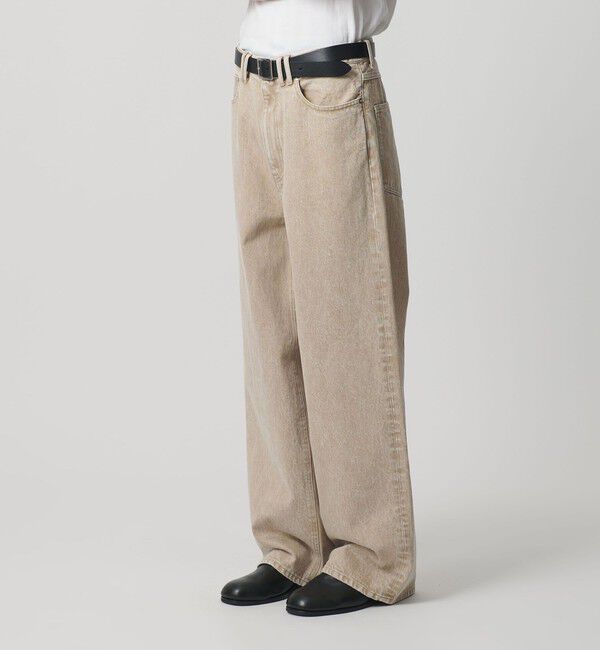 MONKEY TIME「オーバーダイ デニム バギー パンツ シーズナル」|チノ|