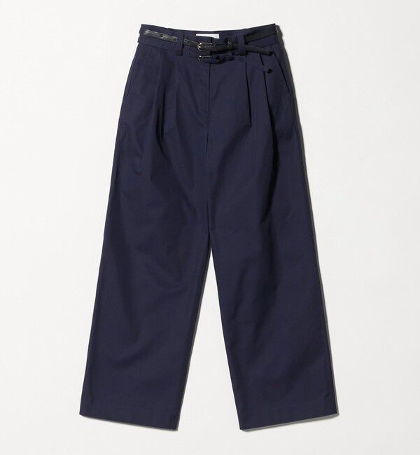 ATTISESSION「＜ATTISESSION＞ベルト 2タック ストレート パンツ 3」|その他|