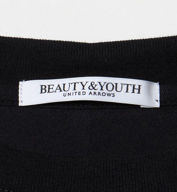 BEAUTY&YOUTH UNITED ARROWS「レースドッキング　ロングスリーブTシャツ」|Tシャツ・カットソー|