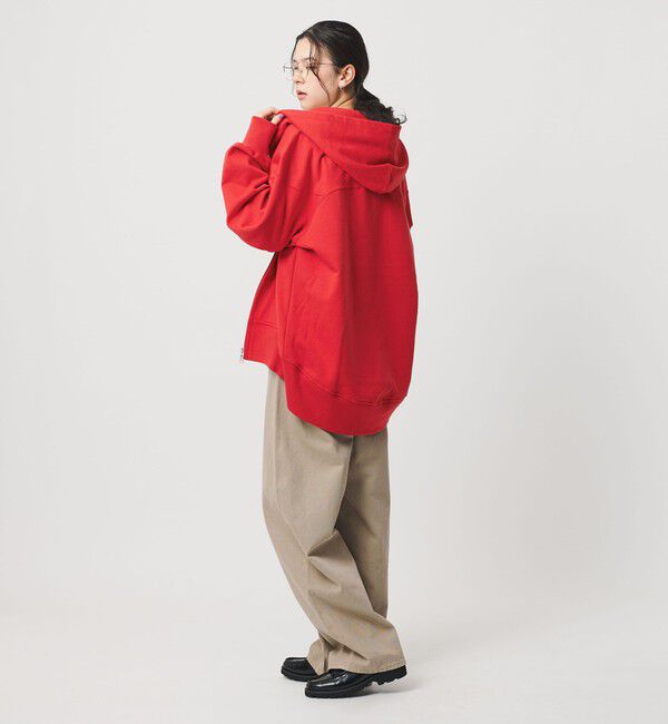 BEAUTY&YOUTH UNITED ARROWS「【別注】＜Americana＞スウェット ジップ パーカー」|パーカー|RED
