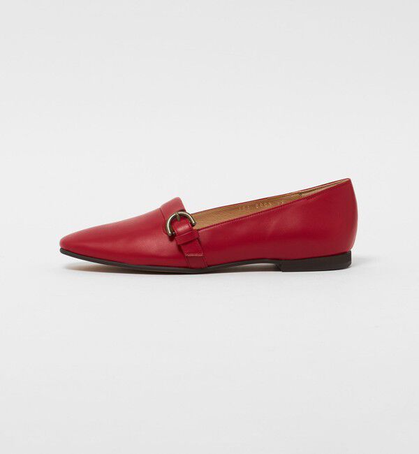 STEVEN ALAN「＜Steven Alan＞レザー ベルト フラット シューズ」|その他|RED