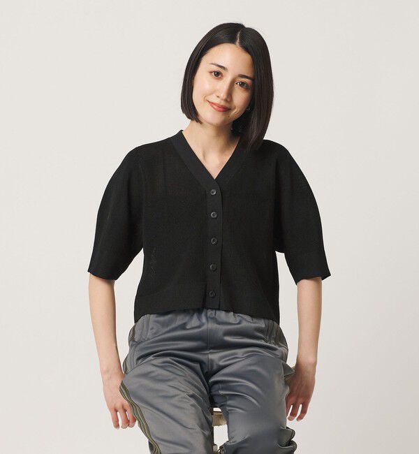BEAUTY&YOUTH UNITED ARROWS「Vネック 畦ニット カーディガン ウォッシャブル」|カーディガン|