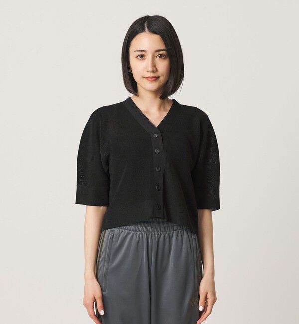 BEAUTY&YOUTH UNITED ARROWS「Vネック 畦ニット カーディガン ウォッシャブル」|カーディガン|