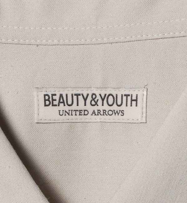 BEAUTY&YOUTH UNITED ARROWS「タンブル リネン スクエア シャツ GRANDE型」|シャツ・ブラウス|