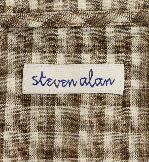 STEVEN ALAN「＜Steven Alan＞チェック ショートスリーブ シャツ」|シャツ・ブラウス|