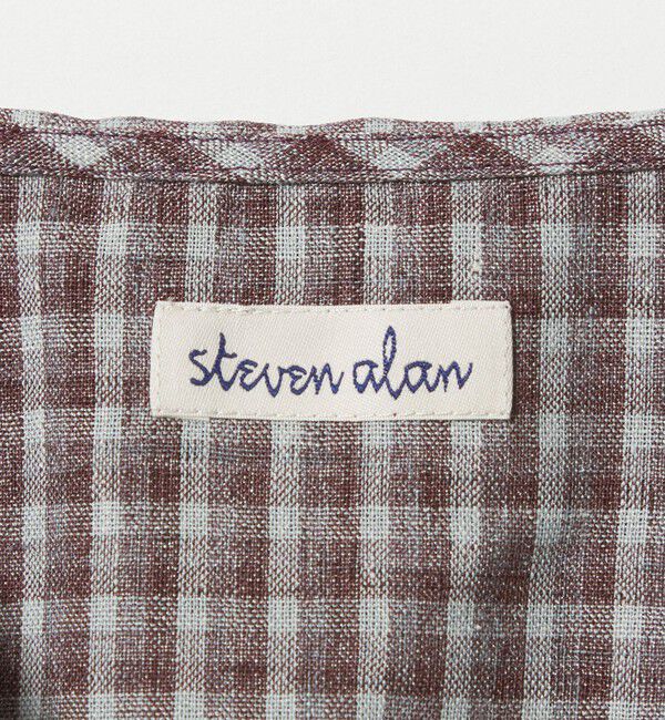 STEVEN ALAN「＜Steven Alan＞チェック ショートスリーブ シャツ」|シャツ・ブラウス|