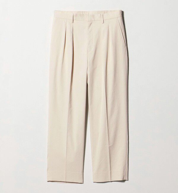 BEAUTY&YOUTH UNITED ARROWS「タンブル リネン スラックス NO.9」|チノ|