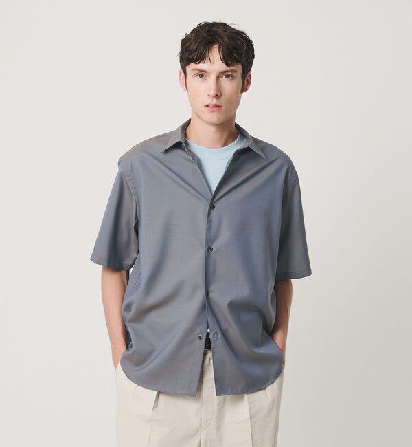 BEAUTY&YOUTH UNITED ARROWS「尾州 TW レギュラー ショートスリーブ シャツ GRANDE TAPERD型 ウォッシャブル MADE IN JAPAN」|シャツ・ブラウス|