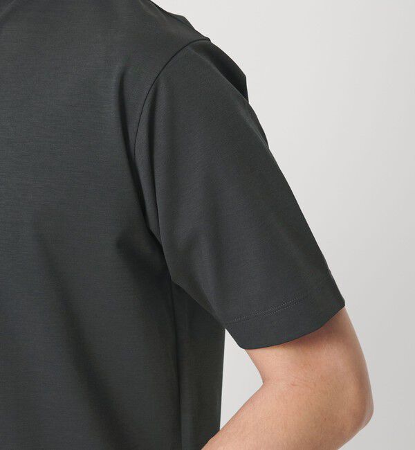 BEAUTY&YOUTH UNITED ARROWS「【WEB限定 WARDROBE SMART】クール ハイゲージ モクロディ ヘンリーネック カットソー【抗菌防臭・接触冷感」|Tシャツ・カットソー|