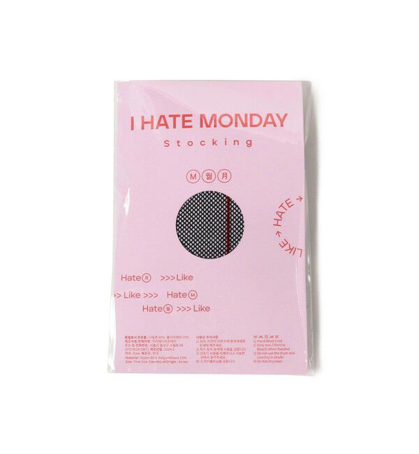 Ray BEAMS 「I Hate Monday / Back Point ストッキング」|ソックス|