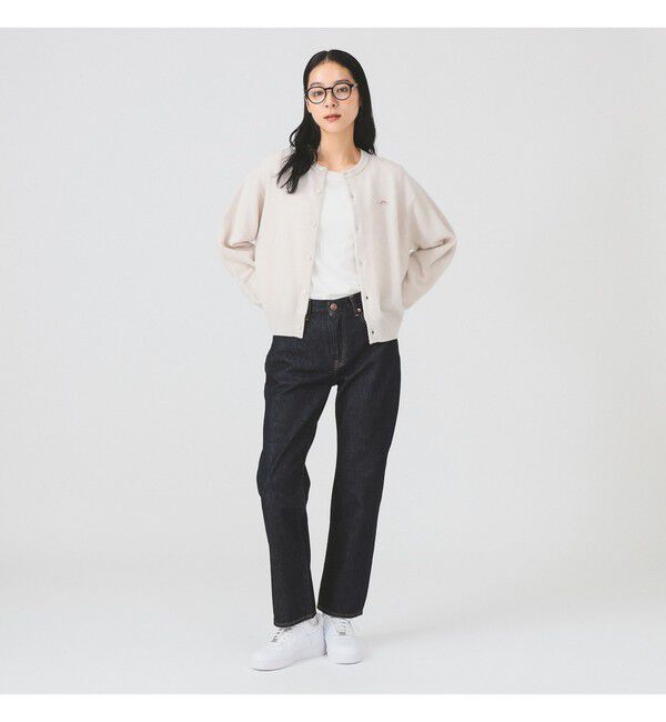Ray BEAMS 「DANTON / LAMBS WOOL CREWNECK CARDIGAN」|カーディガン|