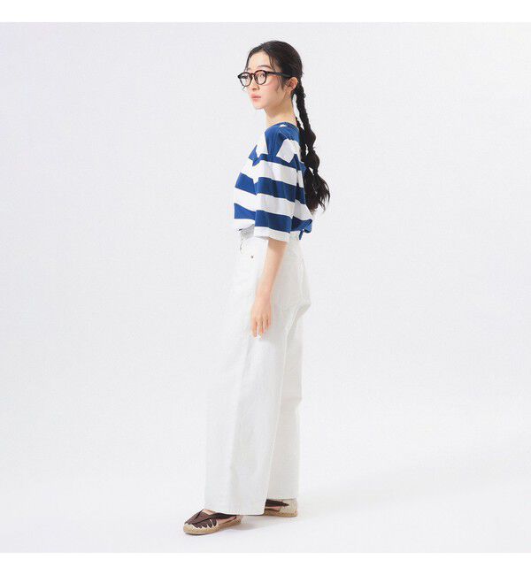 BEAMSBOY「【別注】LACOSTE / ボーダー Tシャツ」|Tシャツ・カットソー|