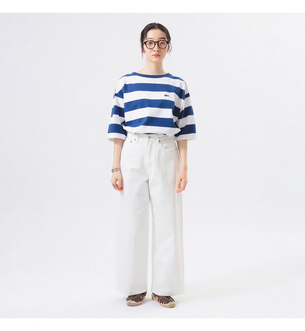 BEAMSBOY「【別注】LACOSTE / ボーダー Tシャツ」|Tシャツ・カットソー|