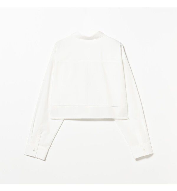 Ray BEAMS 「レイヤード ヘム クロップド シャツ」|シャツ・ブラウス|