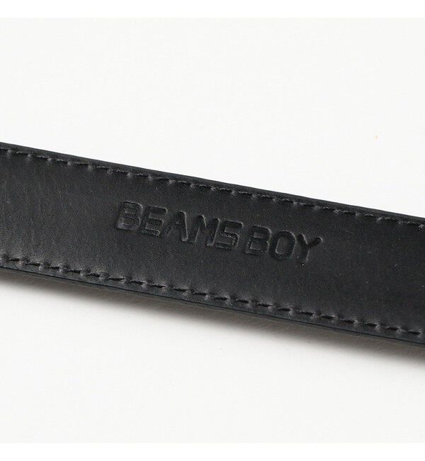 BEAMSBOY「25mm クロコ フェザー ベルト」|ベルト|