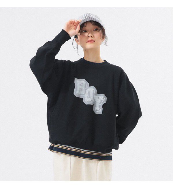 BEAMSBOY「【別注】Champion / ボーイ リバースウィーブ(R) クルー」|Tシャツ・カットソー|