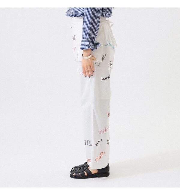 BEAMSBOY「エンブロ エプロン パンツ」|チノ|